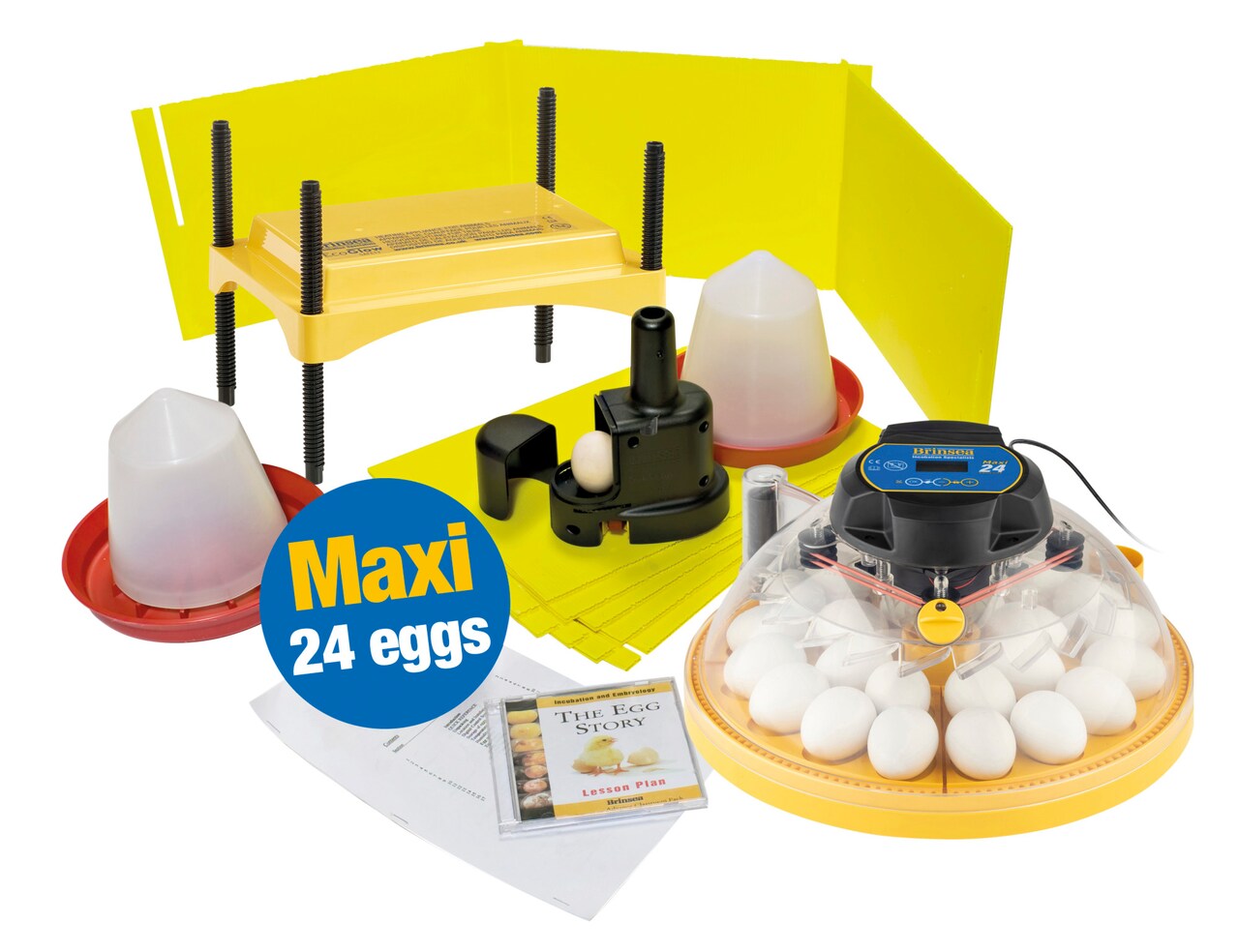 Brinsea Maxi 24 Advance Fully Digital 24 Egg Incubator Classroom Pack